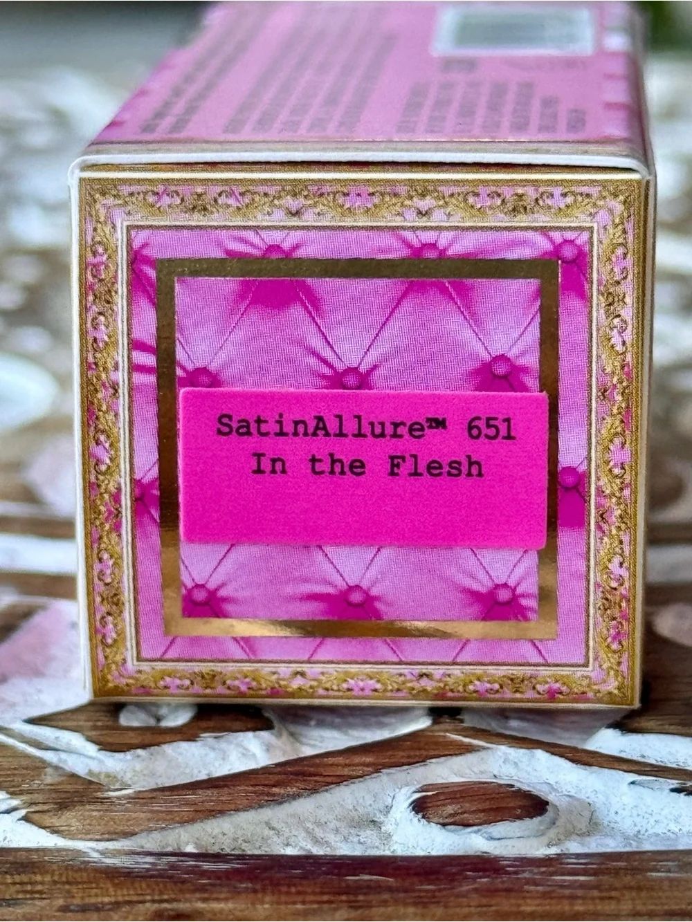 Pat McGrath Labs SatinAllure Lipstick 651 In The Flesh Warm Rosewood New